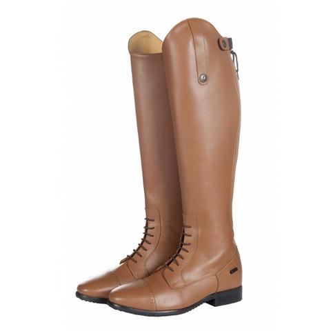 bottes equitation cuir gold
