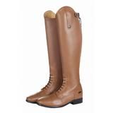 bottes equitation cuir gold